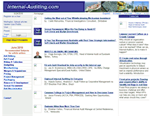 Tablet Screenshot of internal-auditing.com